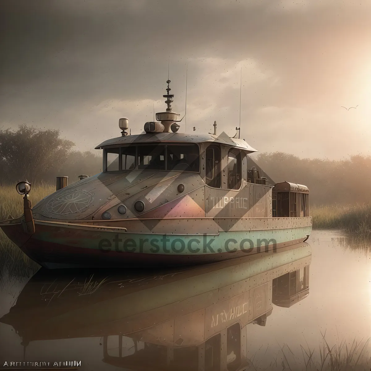 Picture of River Cruise Liner at Nautical Marina