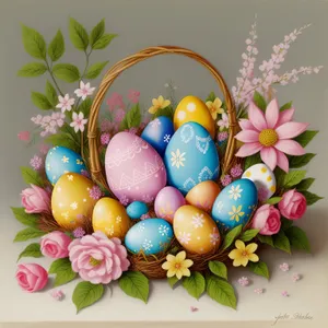 Floral Egg Decoration for Festive Celebrations