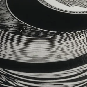 Vintage Reel on Phonograph Record: Analog Meets Digital