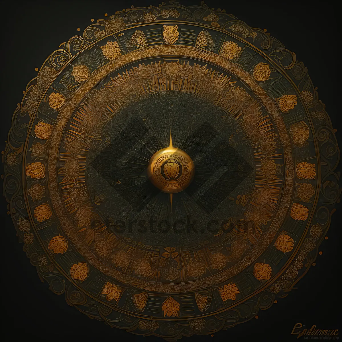 Picture of Music Time Circle: Clock, Gong, and Compass