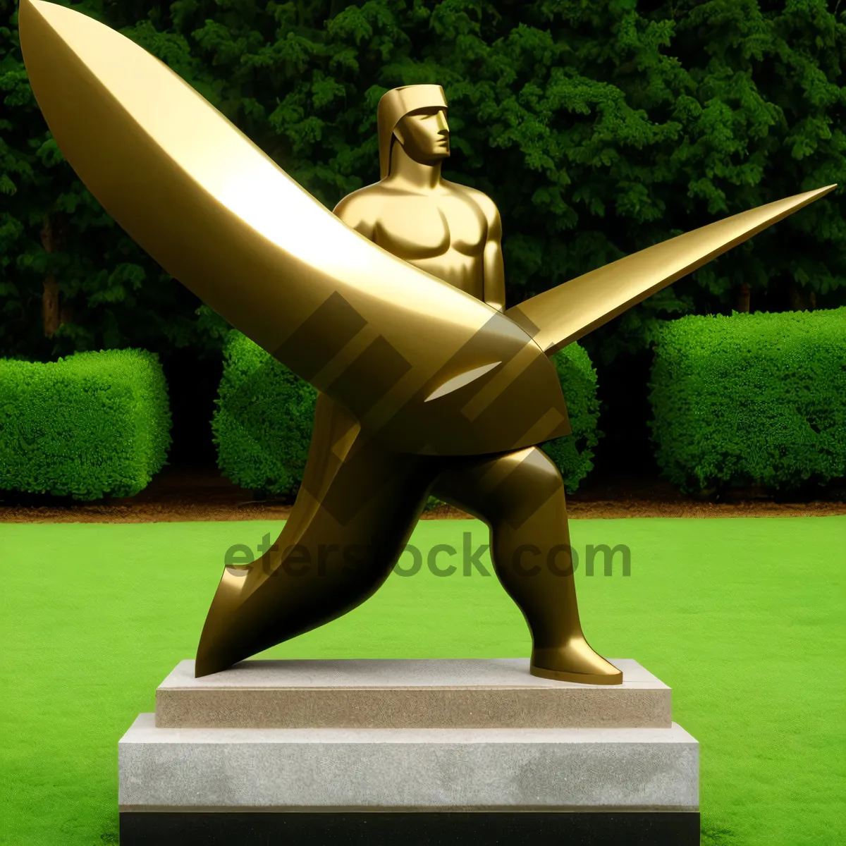 Picture of Javelin Indicator Sculpture on Sports Equipment