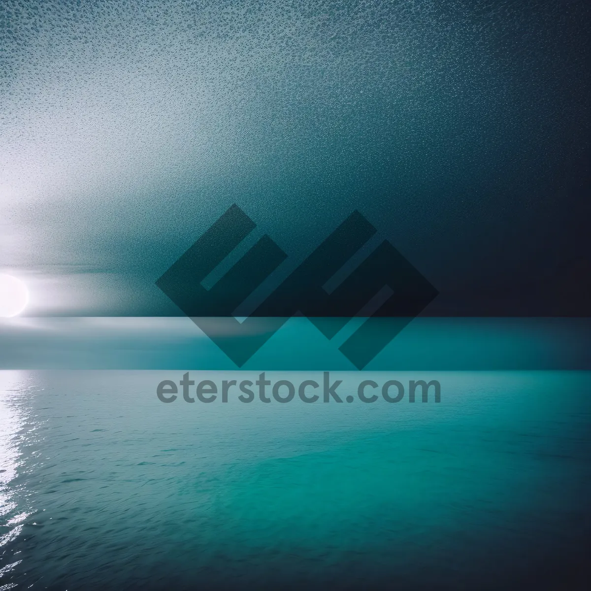 Picture of Sunset Reflection on Ocean Waves: A Serene Coastal Landscape