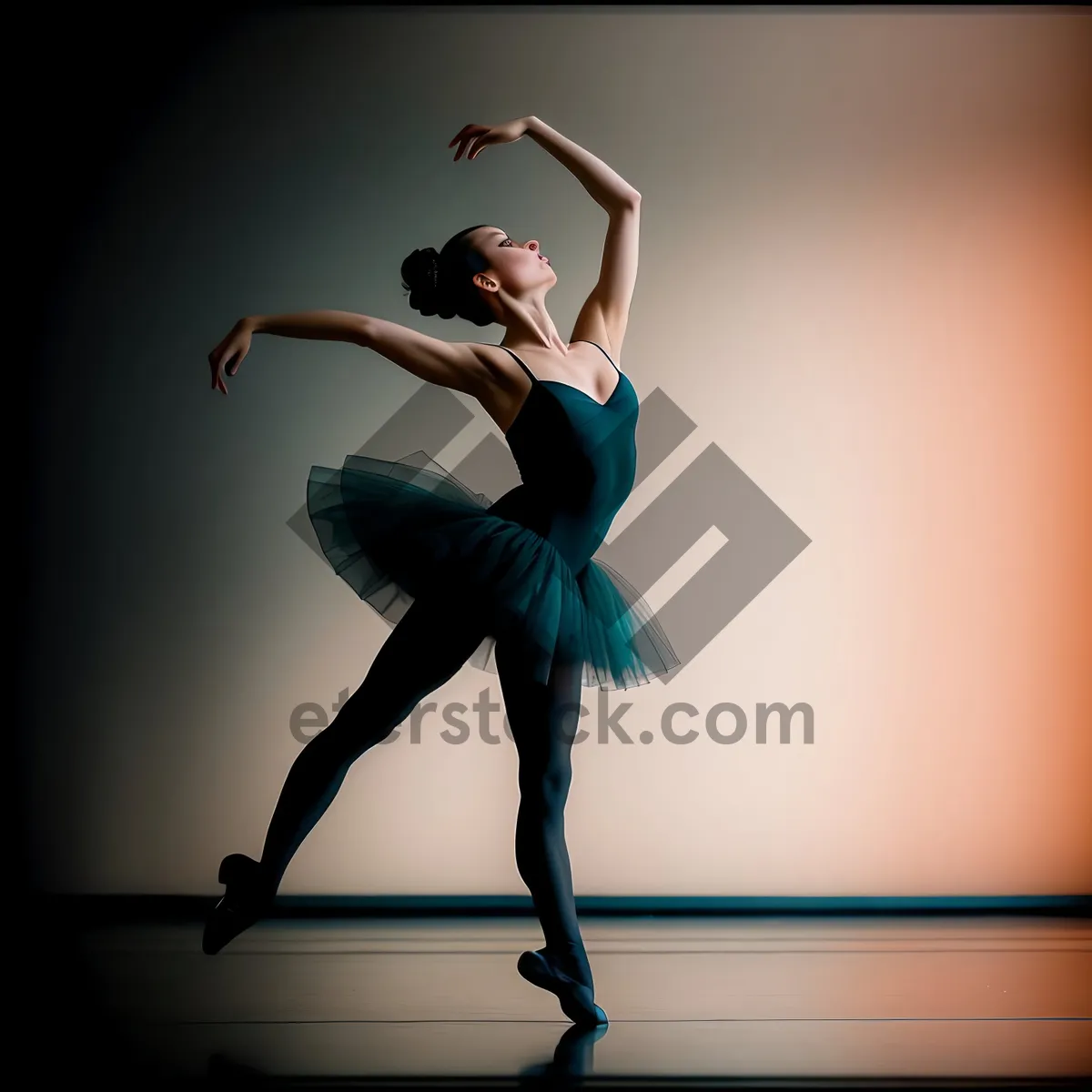 Picture of Dancing Ballerina: Graceful Elegance in Motion