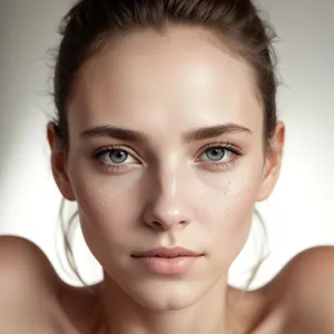 Radiant Beauty: Clean and Attractive Skincare Model