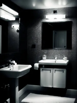 Modern Luxury Bathroom with Stylish Furnishings