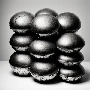 Tranquil Black Stone Stack Therapy Meditation Spa