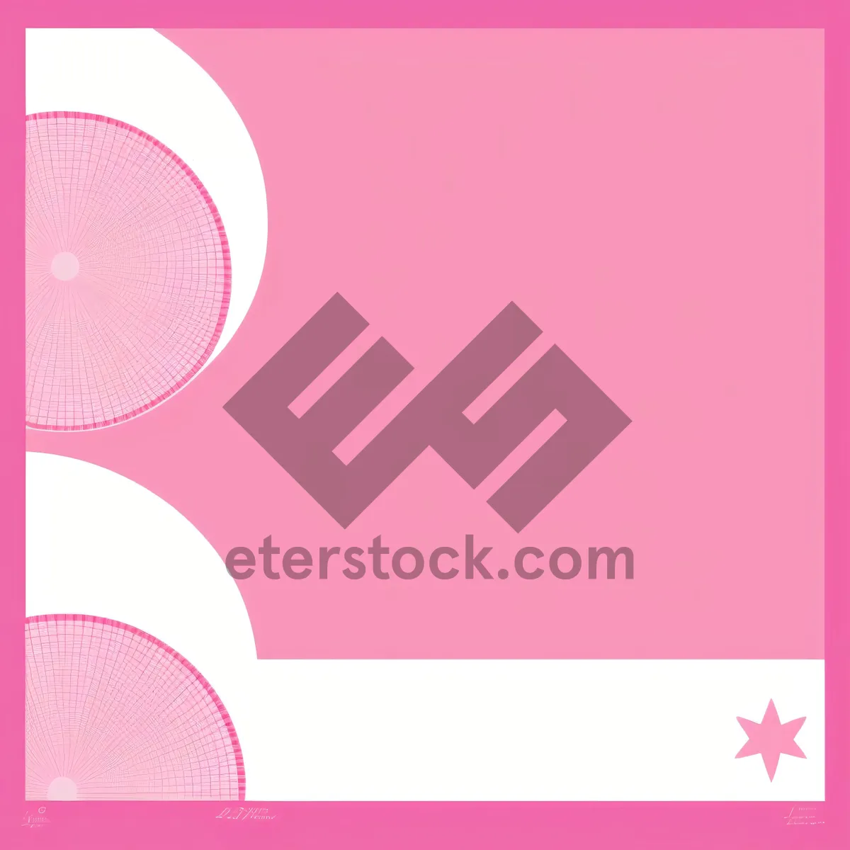 Picture of Floral Letterhead Design: Elegant Pink Stationery with Decorative Frame