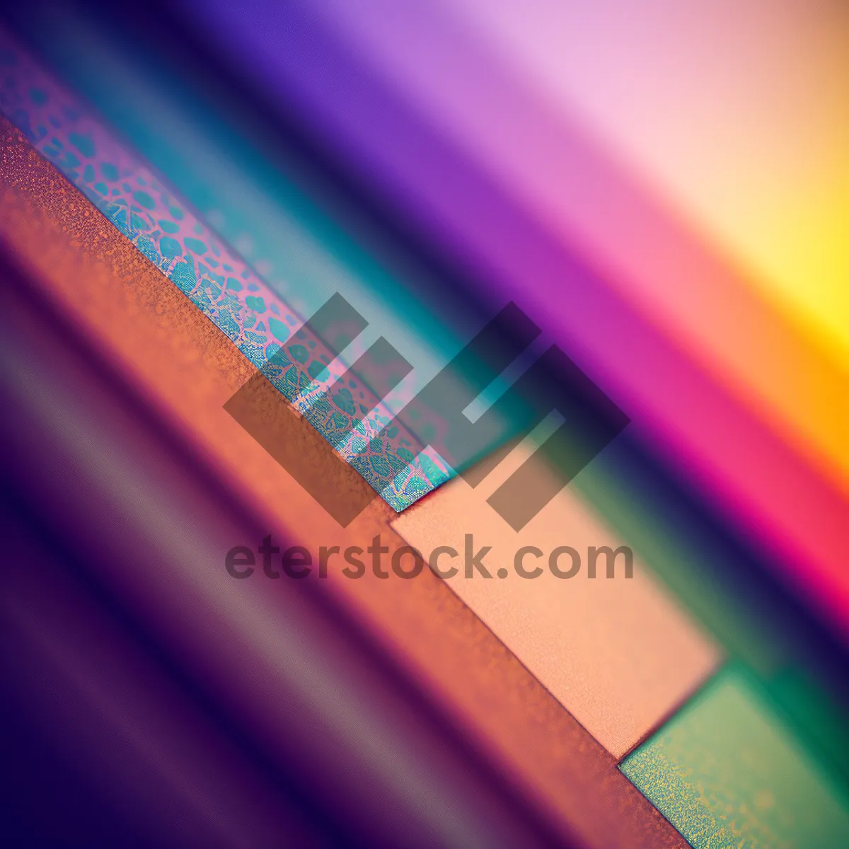 Picture of Vibrant Plasma Flow: Rainbow-colored Abstract Energy