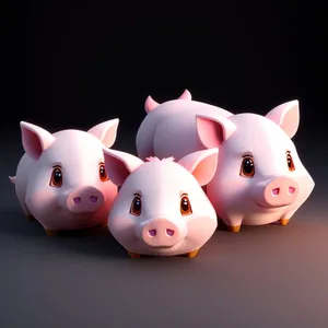 Financial Piggy Bank - Symbol of Savings & Investment