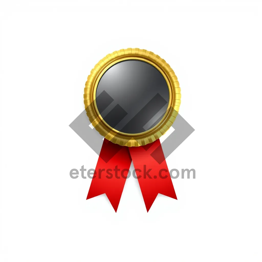 Picture of Golden 3D web buttons set with shiny design elements.