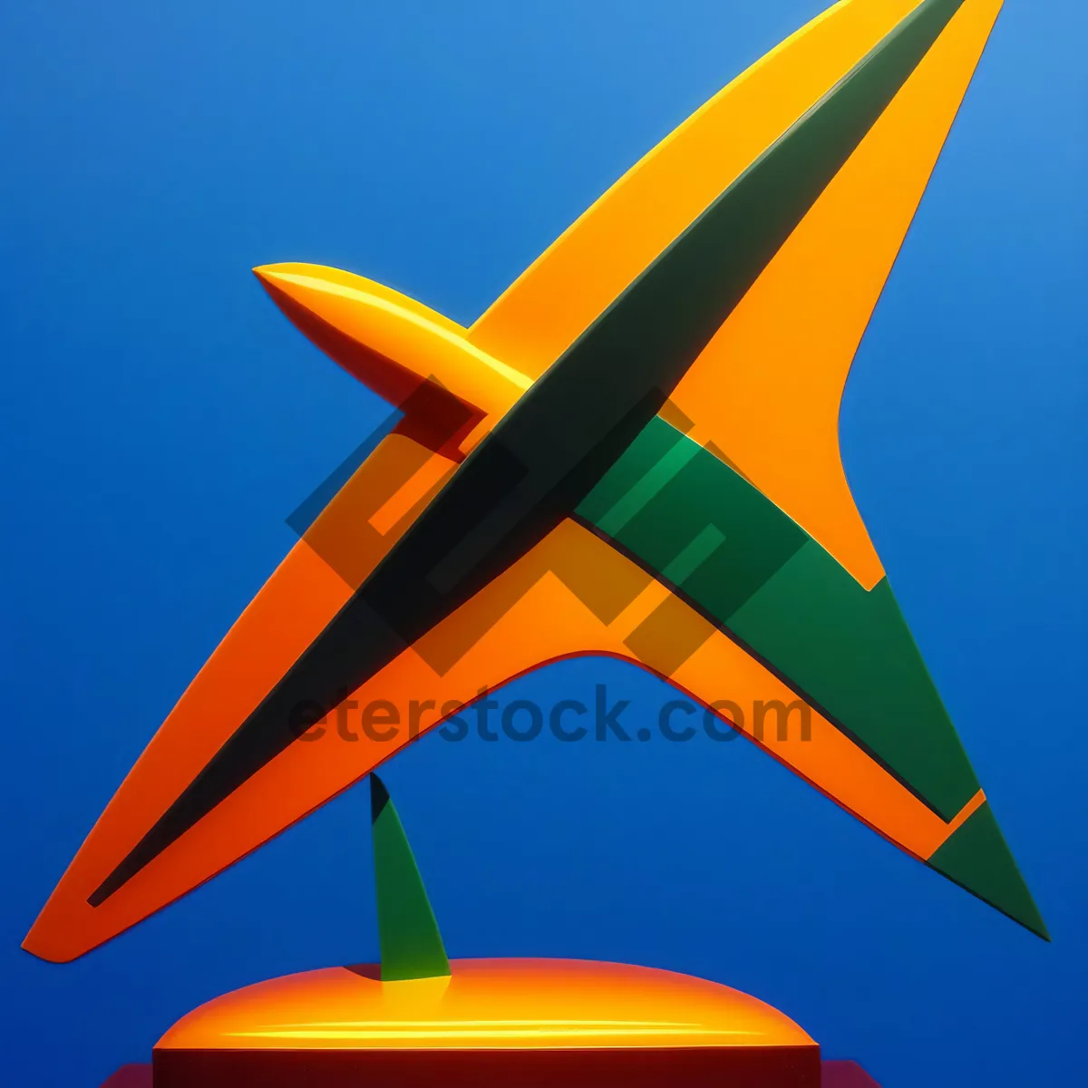 Picture of 3D Arrow Design Symbol Icon