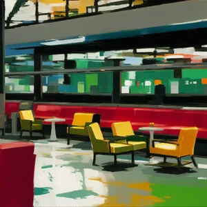 Contemporary Interior with Stylish Furniture in Modern Room