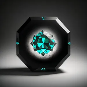 3D Glass Gem Icon Design