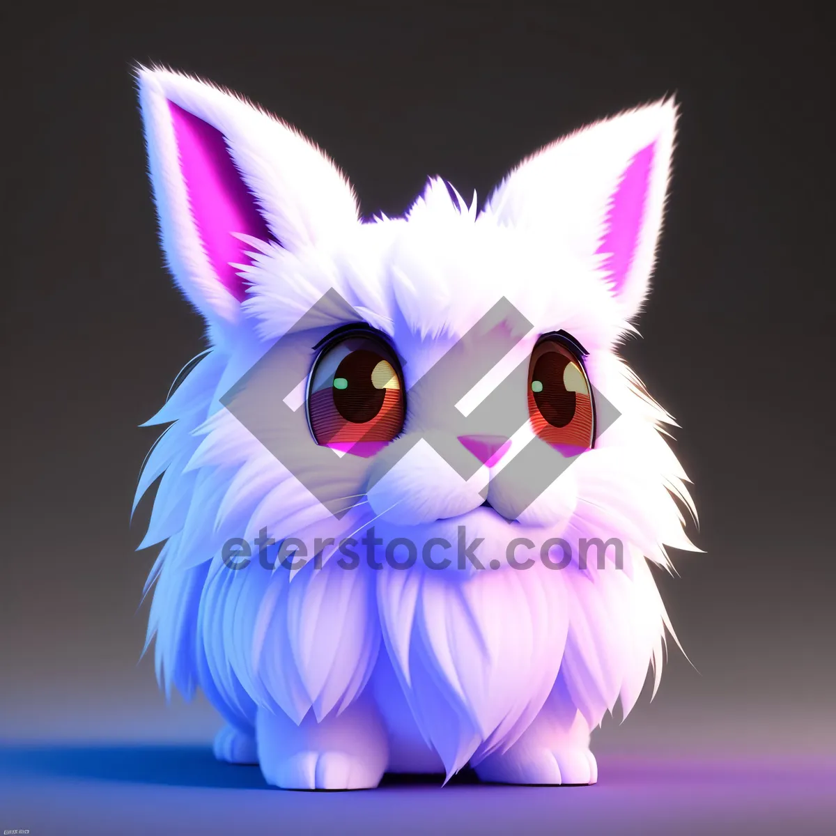 Picture of Adorable Bunny Cartoon Graphic Design