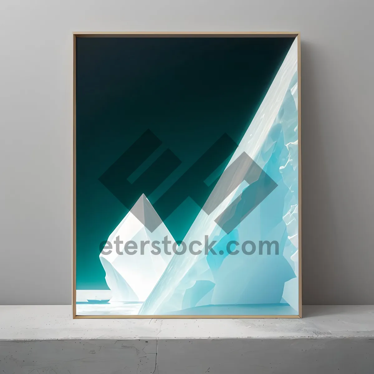 Picture of Modern Blank Paper Design with Artistic Frame