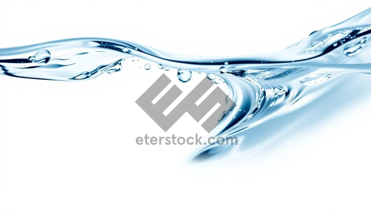 Picture of Modern digital art with flowing wave design.