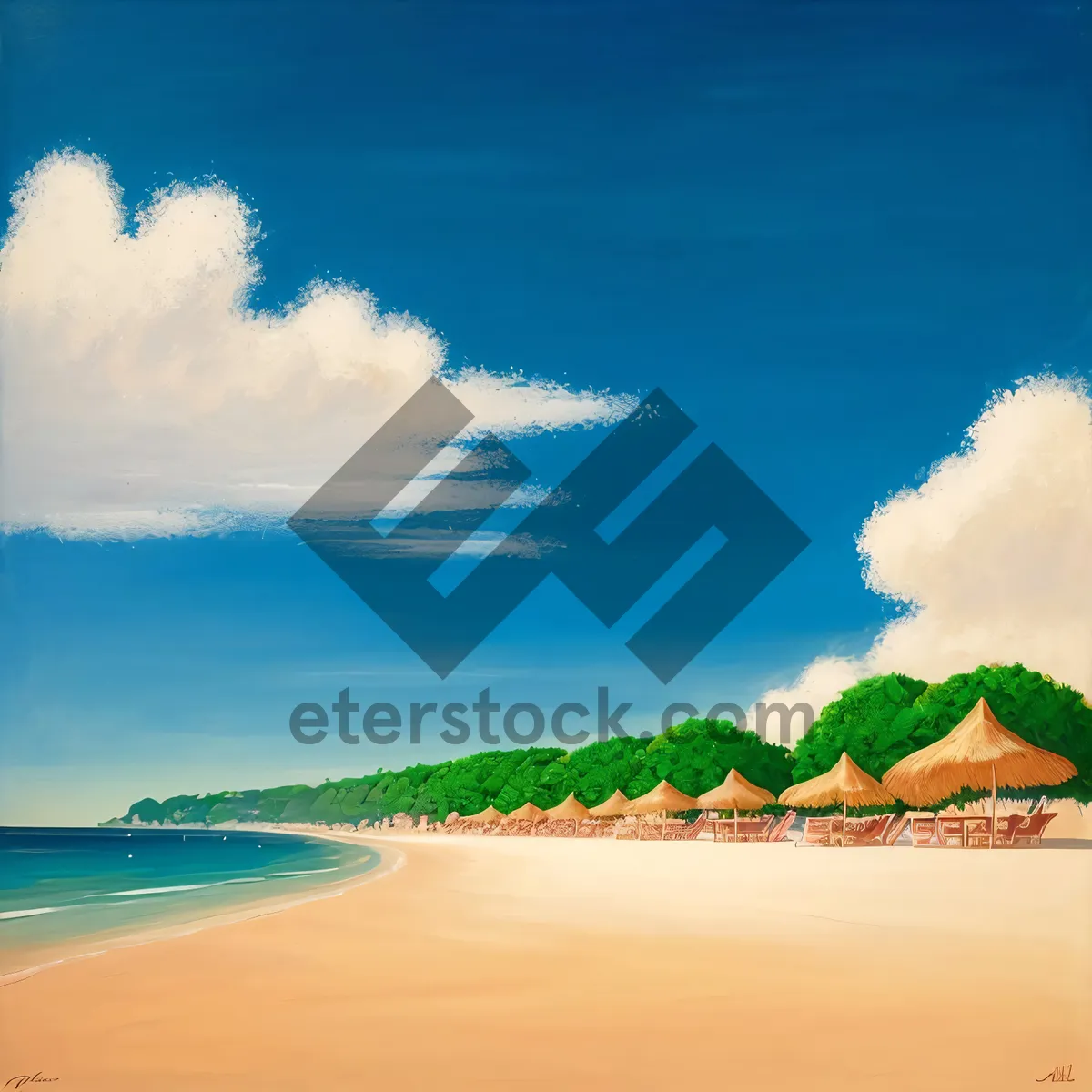 Picture of Sunny Seaside Bliss