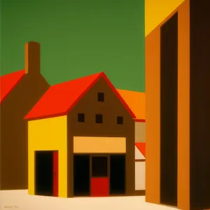 Modern Residential Home Icon