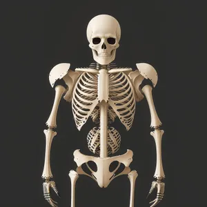 Human Anatomy Skeleton - 3D X-ray Image
