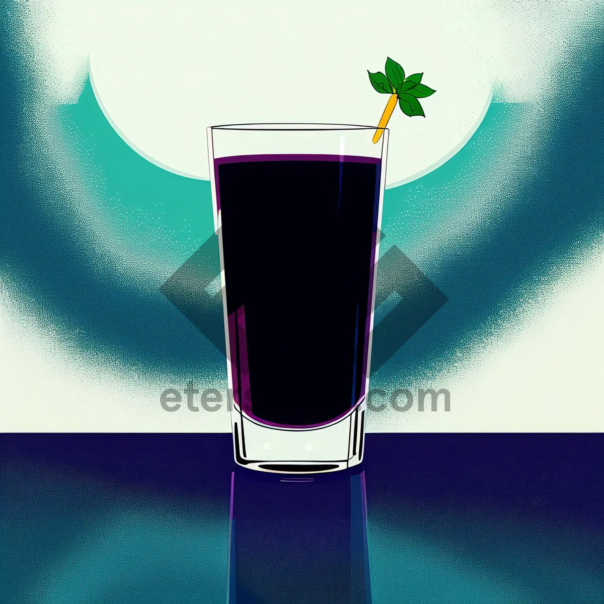 Picture of Party celebration with wine glass and cocktail