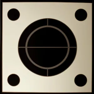 Black Gas Ring Heater - Stylish Design Icon