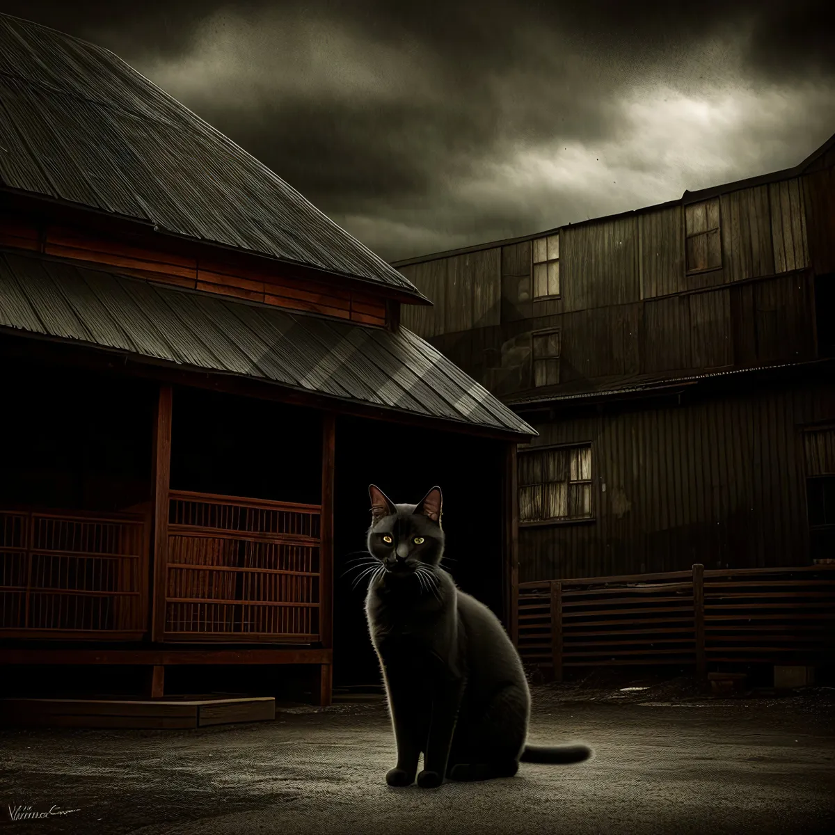 Picture of Trainer with horse in farm barn