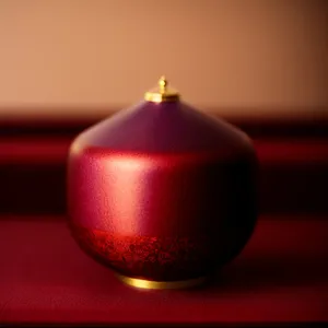 Festive Winter Candle Ball in Glass