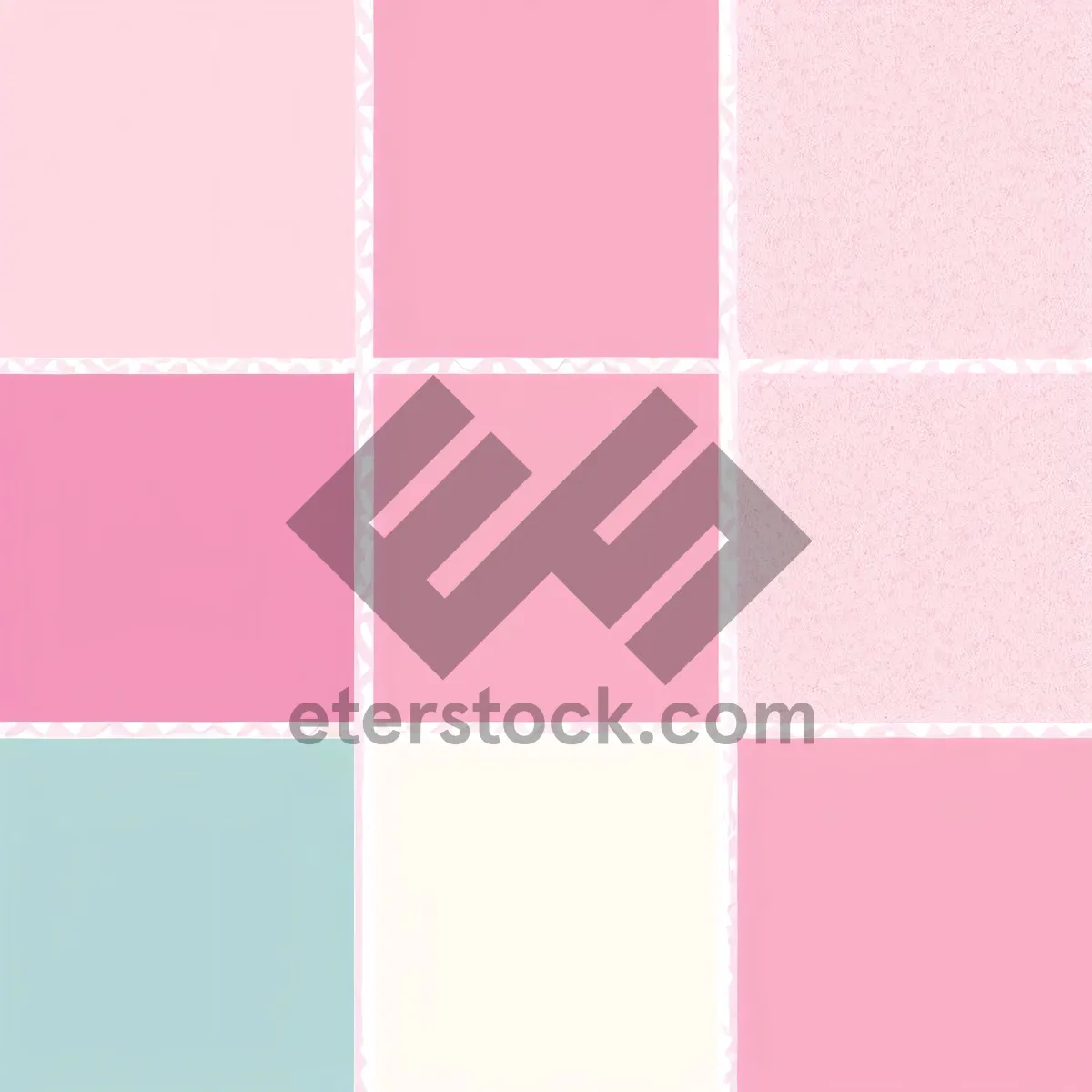 Picture of Abstract Checkered Mosaic Tile Background