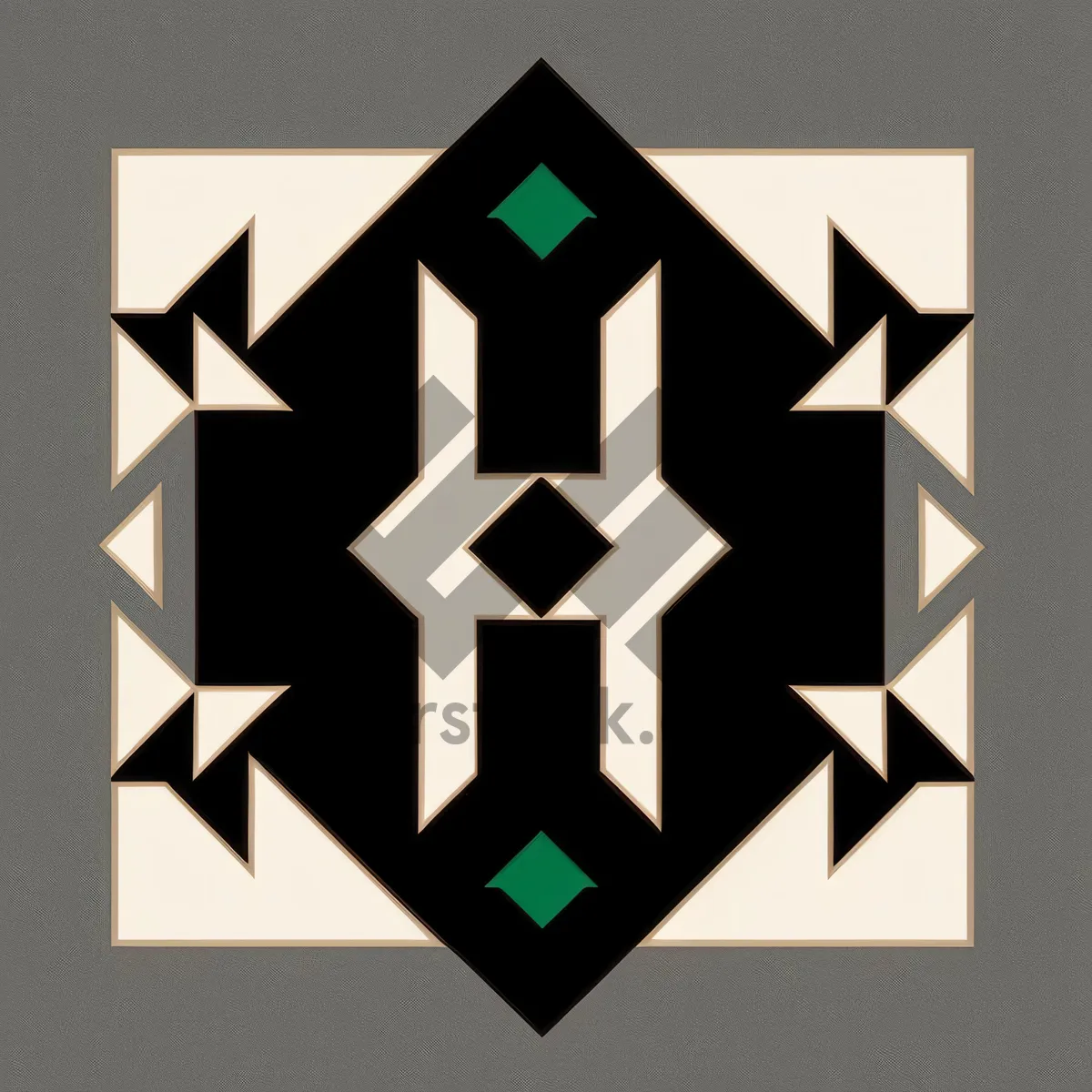 Picture of Symbolic Graphic Flag Icon Design