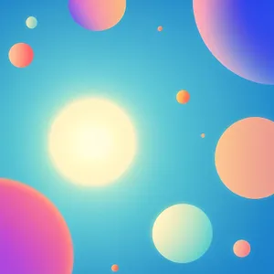 Vibrant Polka Dot Confetti Backdrop