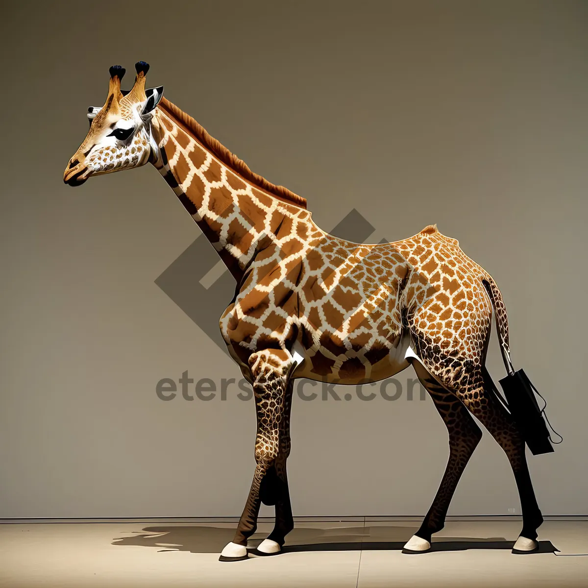 Picture of Graceful Giraffe Roaming African Wilderness