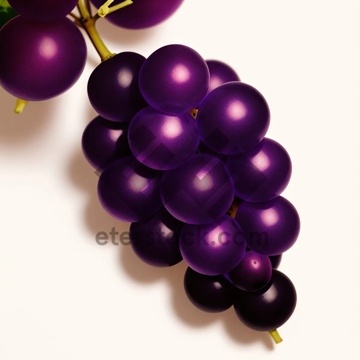 Picture of Delicious Grape Cluster Bursting with Fresh Juicy Sweetness!