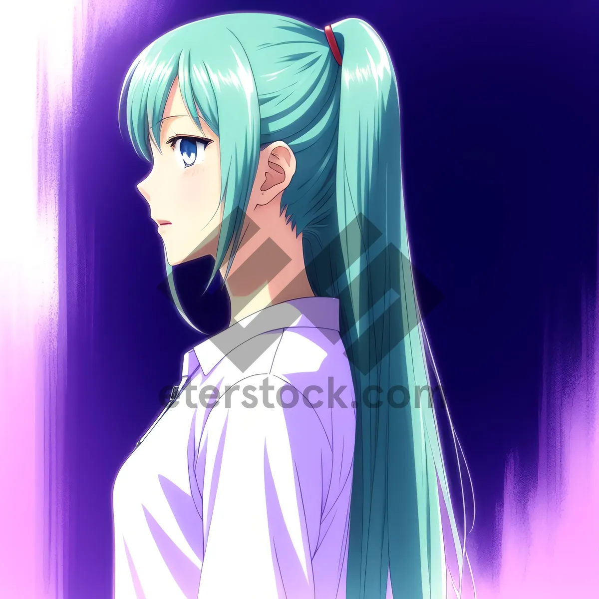 Picture of Mystical Moon Amulet: Hair Fashion Art