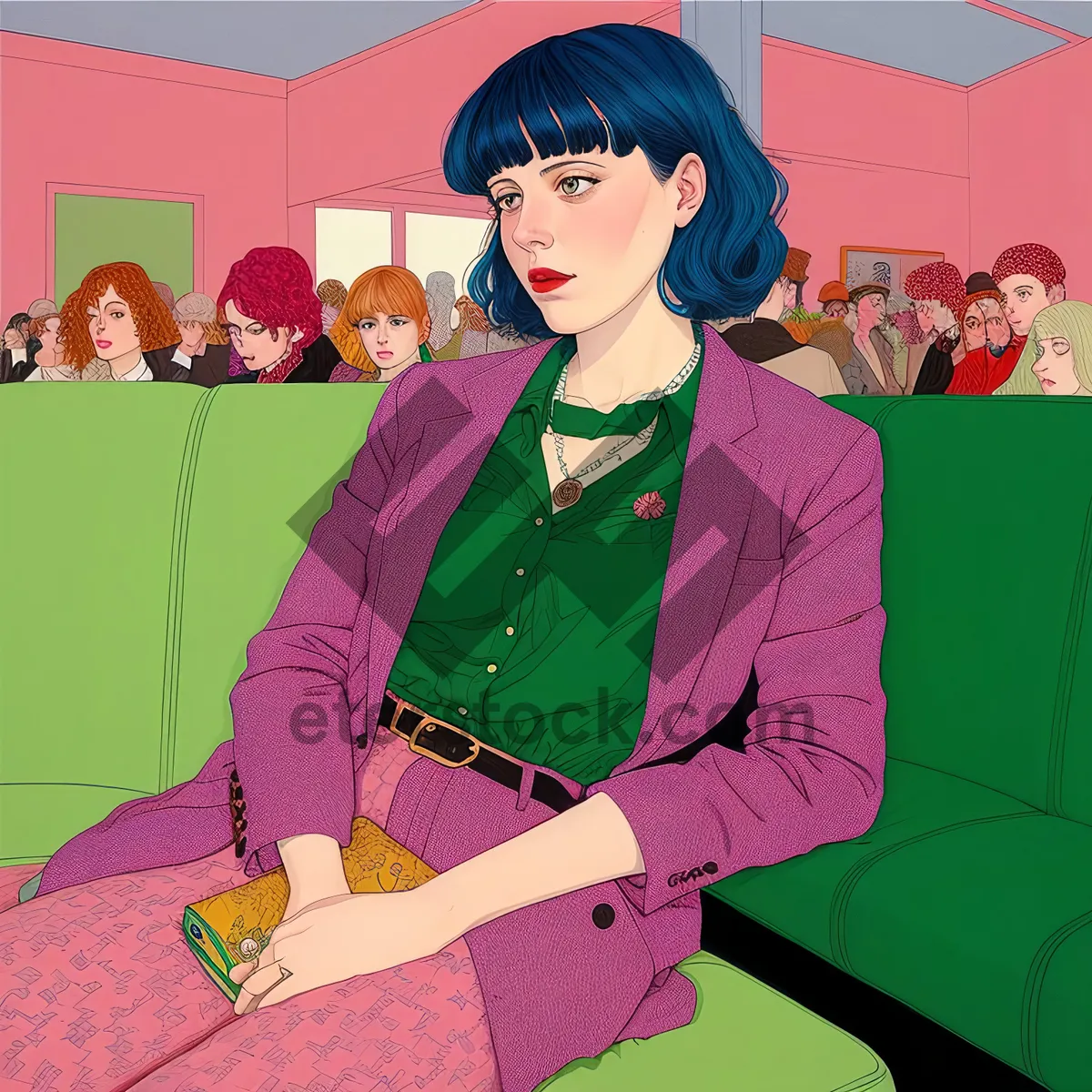 Picture of Stylish Lady with a Radiant Smile