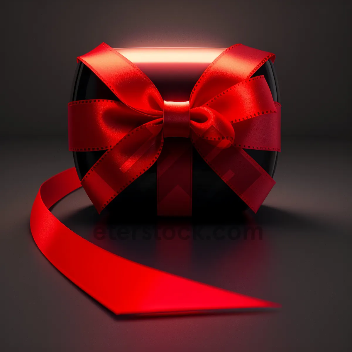 Picture of Shiny Silk Ribbon Bow for Gift Decoration