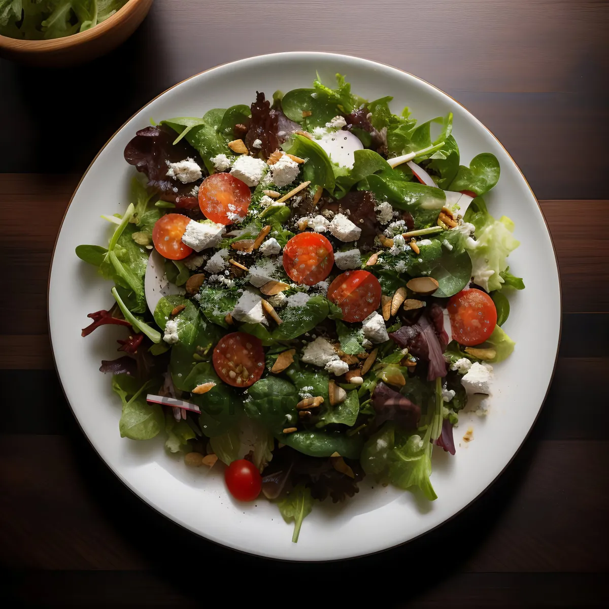 Picture of Healthy Grilled Vegetable Salad with Tomato and Pepper