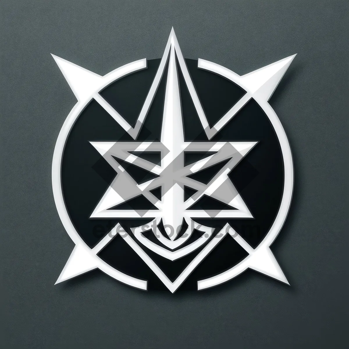 Picture of Star Heraldry Design Graphic Icon