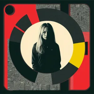 Vintage Book Jacket with Phonograph Record