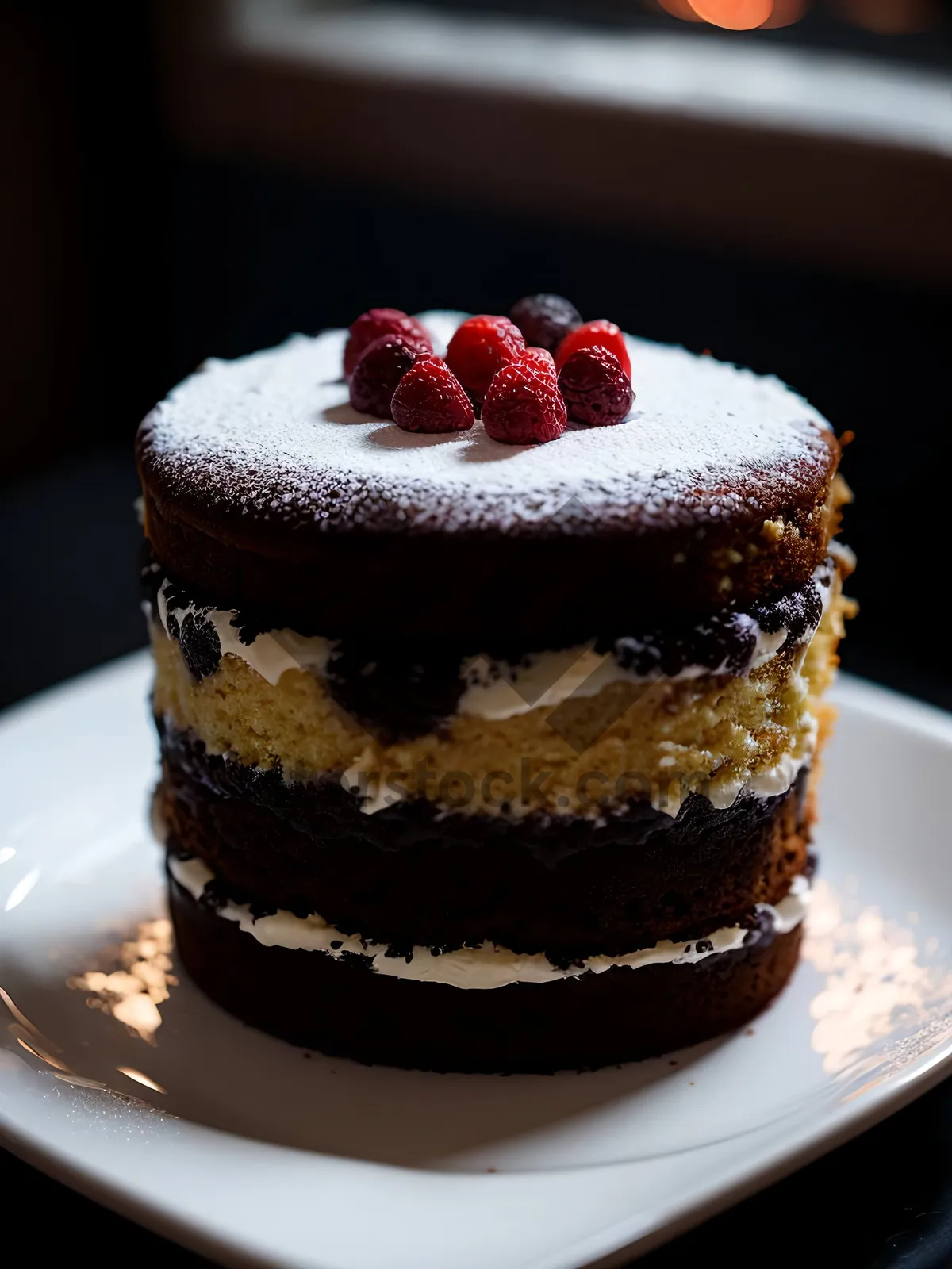 Picture of Delicious Berry Trifle with Fresh Cream