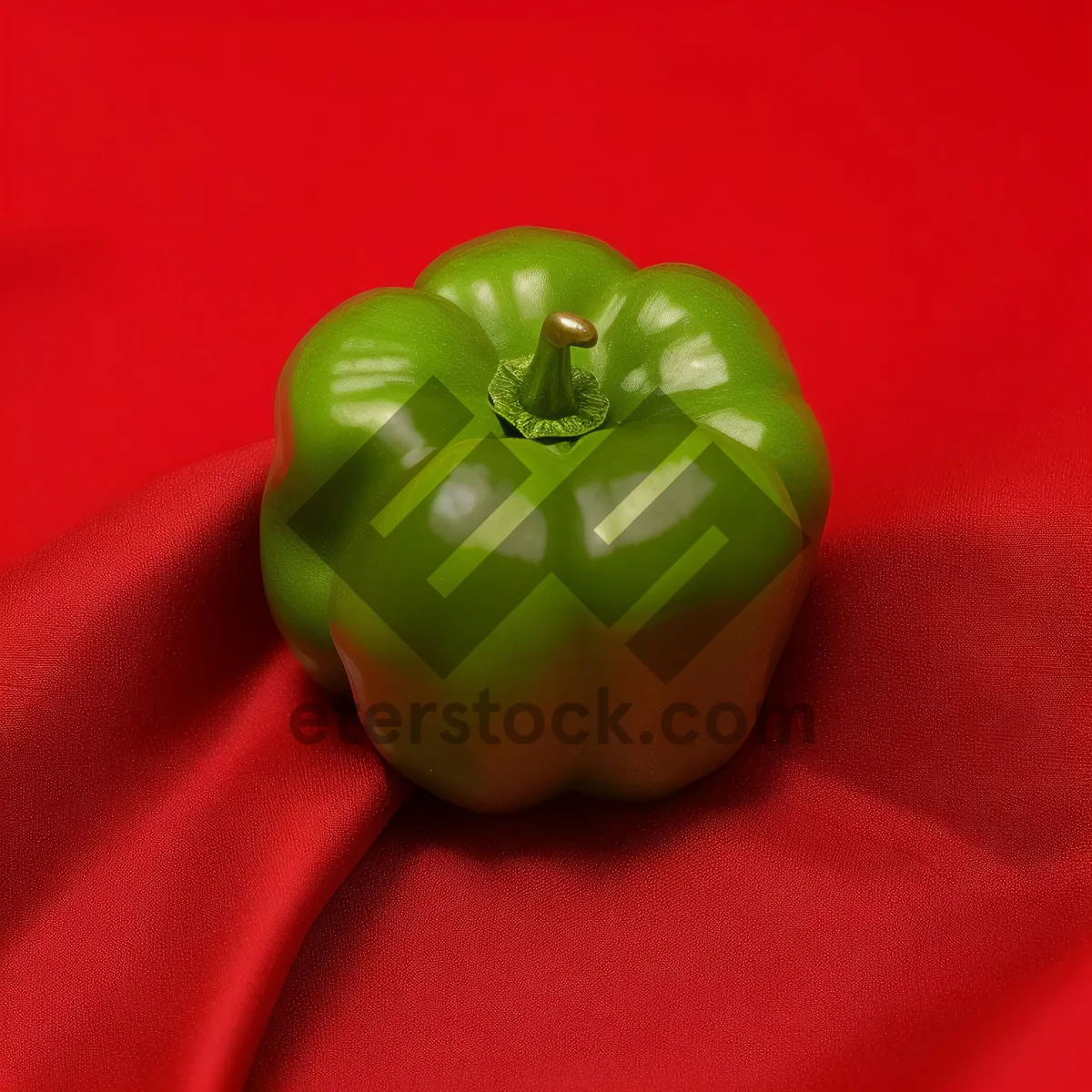 Picture of Fresh and Healthy Bell Pepper and Apple Snack