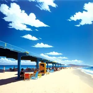 Turquoise Waters and Sandy Beach Paradise