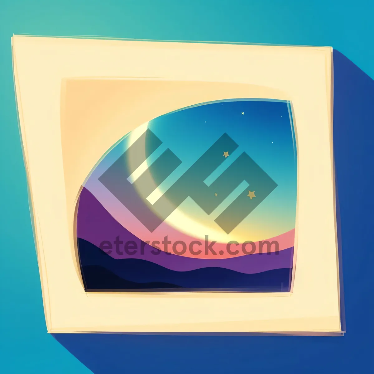 Picture of Digital Art DVD Icon - Futuristic Computer Design