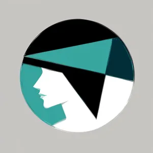 National Flag Round Icon Symbolizing Country