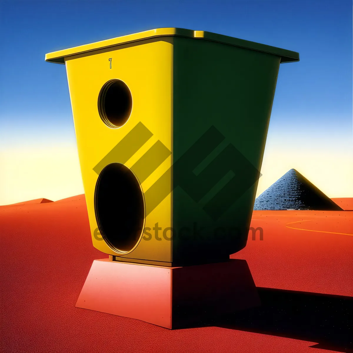 Picture of 3D Birdhouse Shelter: Symbolic Protective Home Container