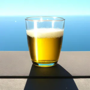 Golden Refreshment in a Glass