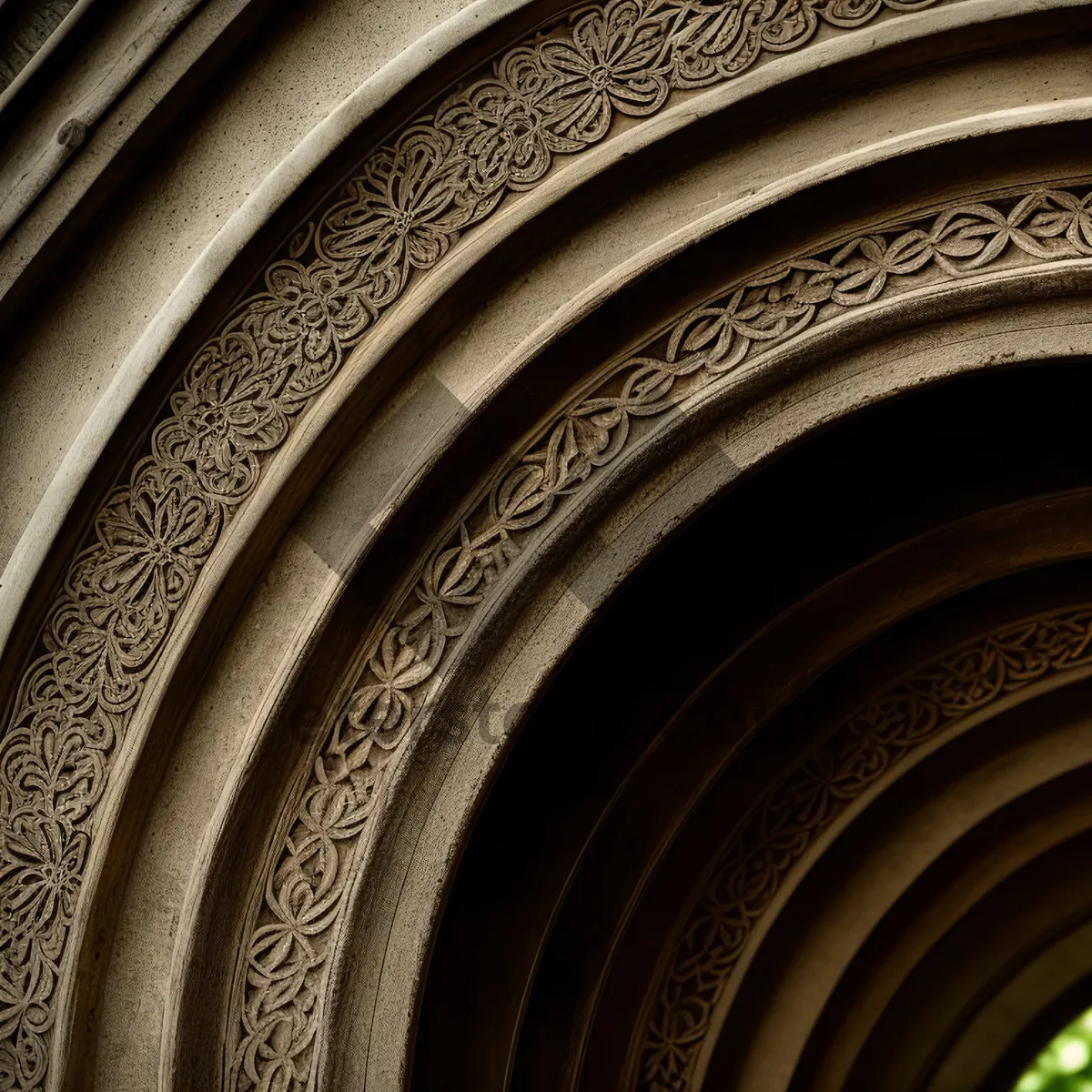 Picture of Old Cathedral with Majestic Vaulted Columns