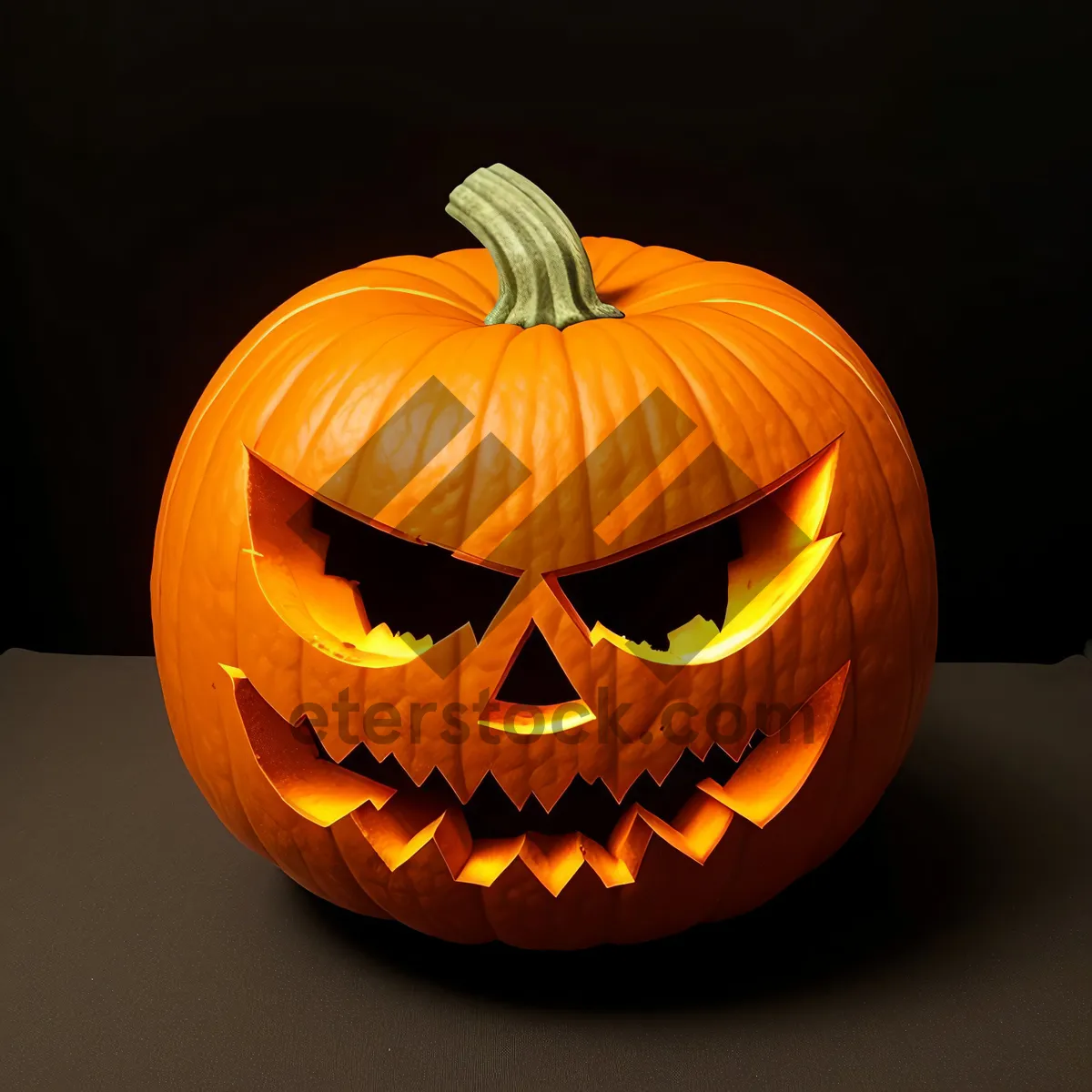 Picture of Glowing Halloween Pumpkin Lantern