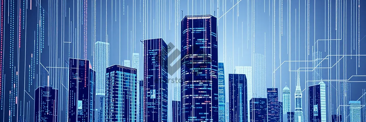 Picture of Modern Business Tower in Urban Cityscape