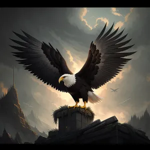 Breathtaking Wings: Majestic Bald Eagle in Flight