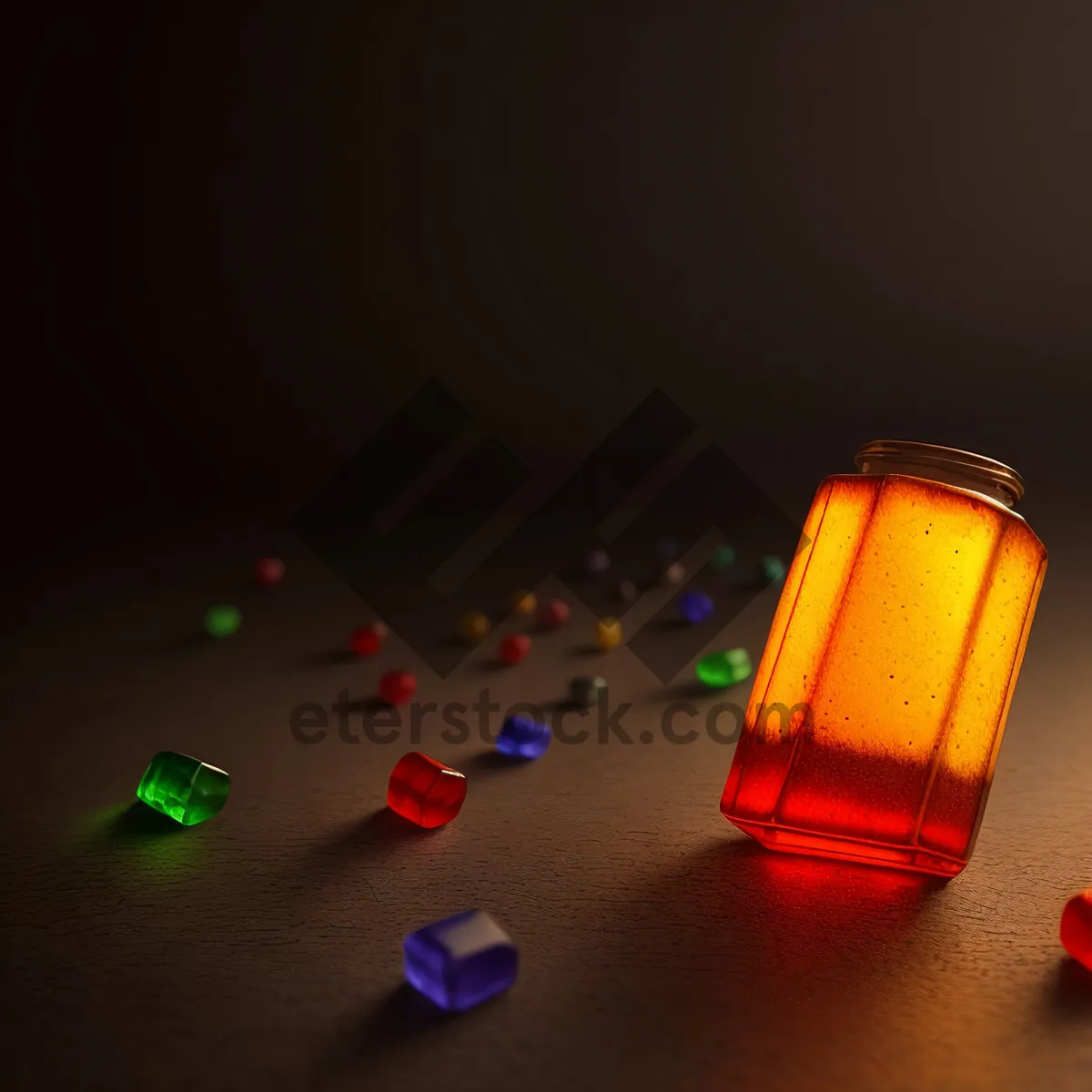 Picture of Colorful LED Pill Bottle